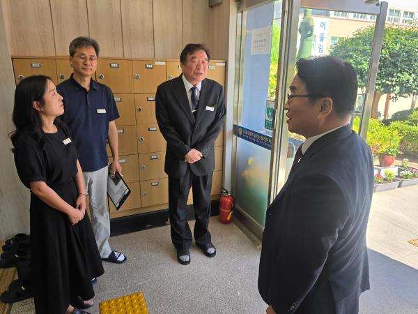 (26.9.22.) 수해피해아동 격려를 위한 교육감 학교방문
